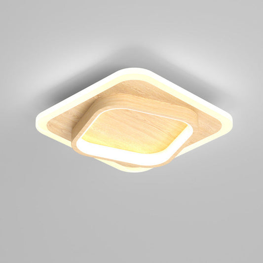 Scandinavian Iron Flush Mount
