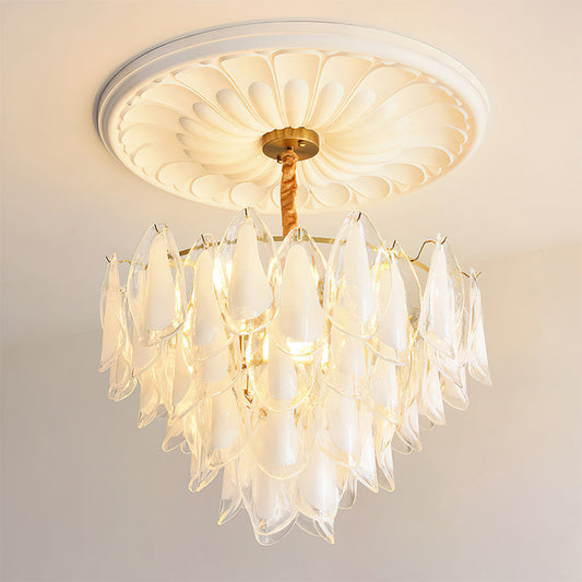 Celeste Glass Petal Chandelier