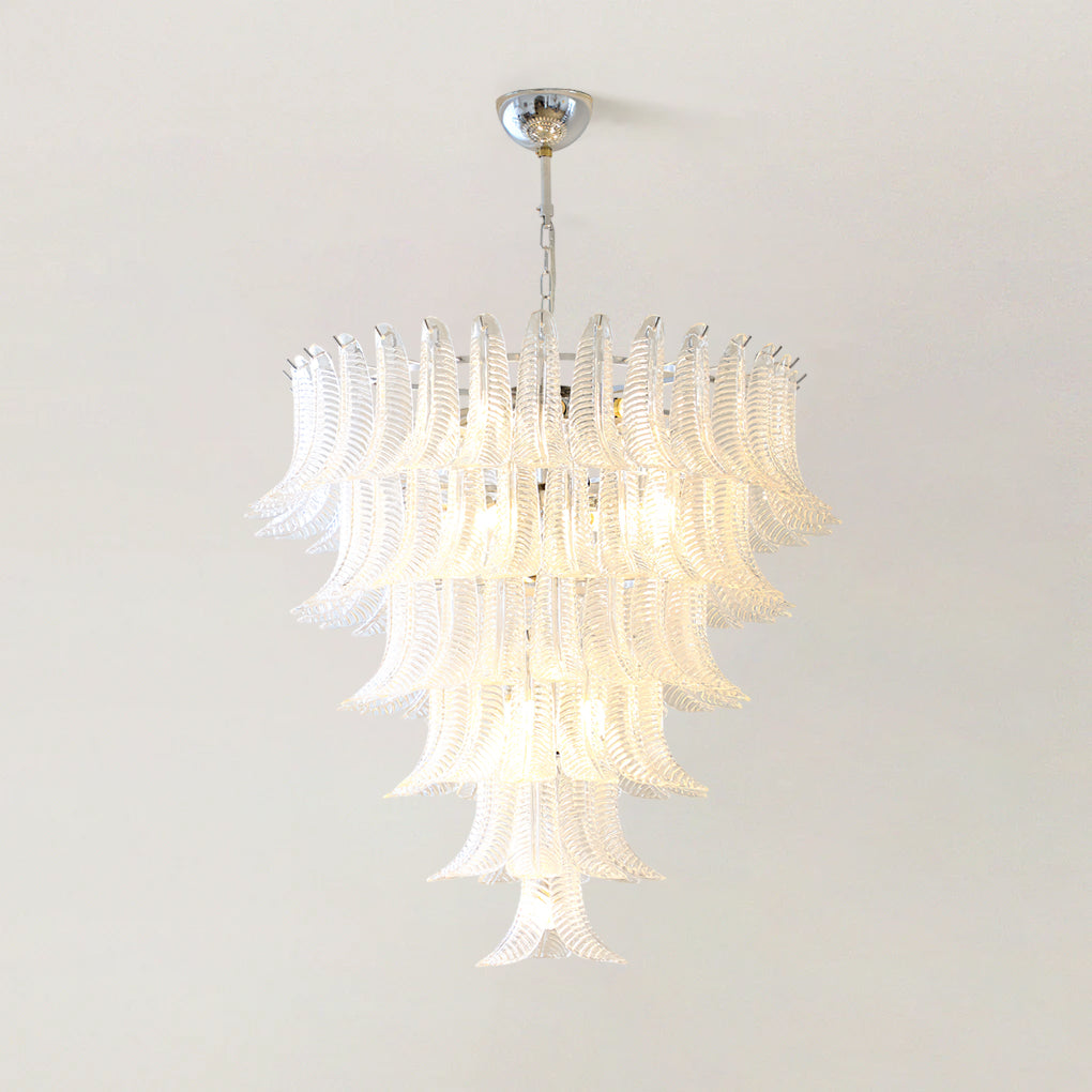 Eclissi Tiered Glass Chandelier