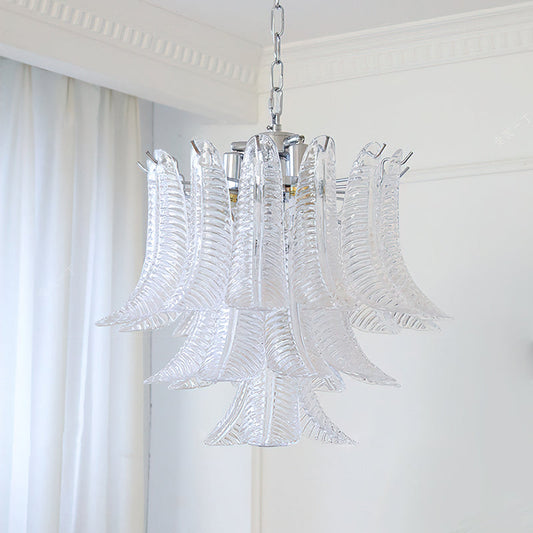 Eclissi Tiered Glass Chandelier