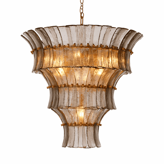 Fontana Charcoal Glass Chandelier