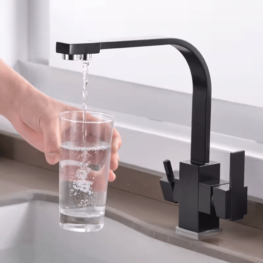 Meridian 3-Way Filtered Kitchen Faucet — 3-way filtered water system | Casa Norex
