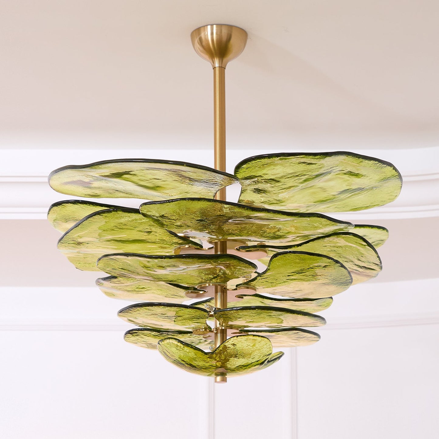 Lotus Leaf Murano Chandelier