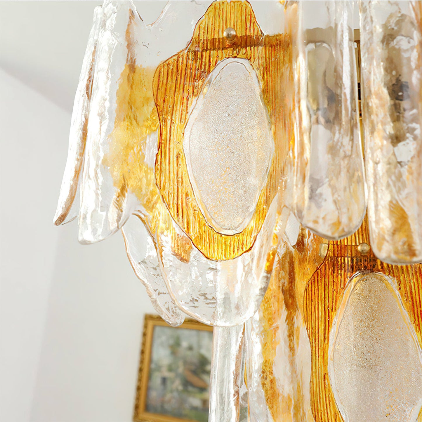 Marrina Long Glass Chandelier