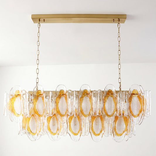 Marrina Long Glass Chandelier