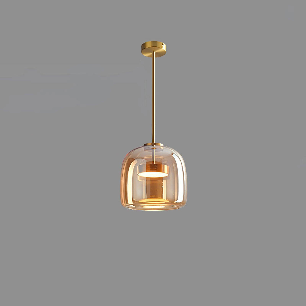 Pendant light in modern living room — warm ambient glow | Casa Norex