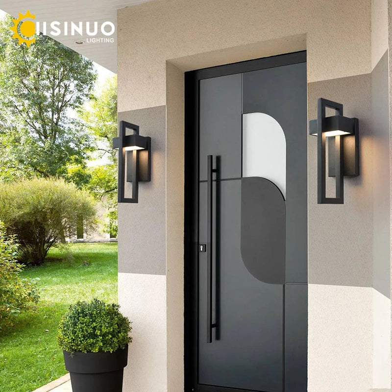 Close-up of retro lantern silhouette on Ridgeline Wall Sconce | Casa Norex