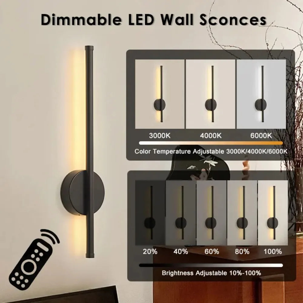 Magnetic wall sconce installed in hallway — Casa Norex