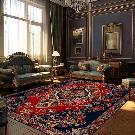 Persian print recoverable-pile area rug — colorway 1 | Casa Norex