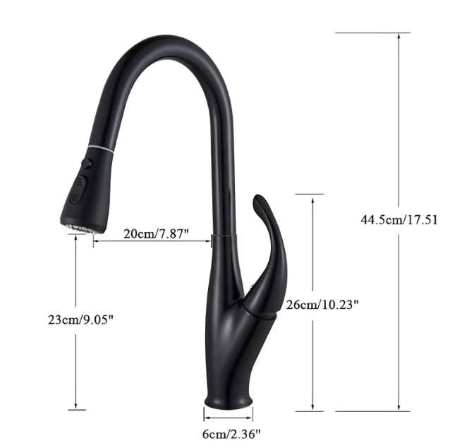 Winslow Victorian Pull-Out Kitchen Faucet