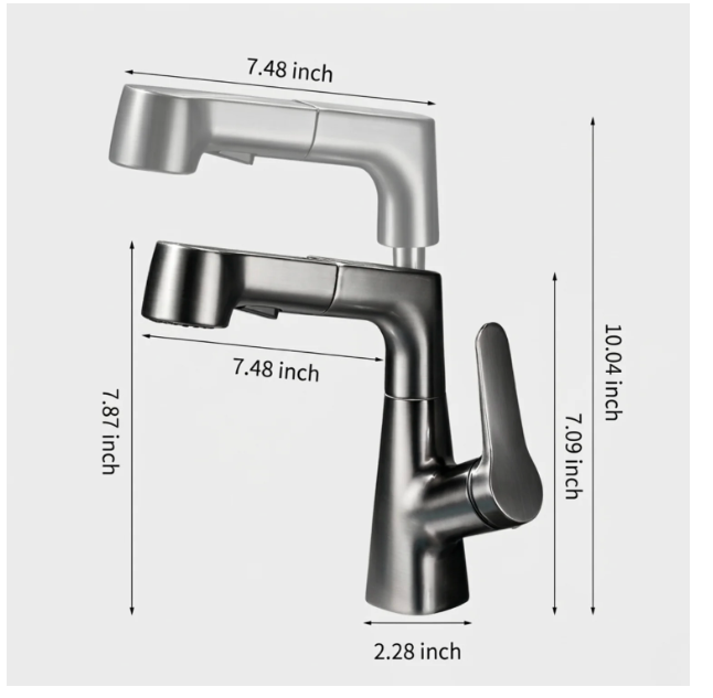 Rivermist 360° Pull-Out Kitchen Faucet