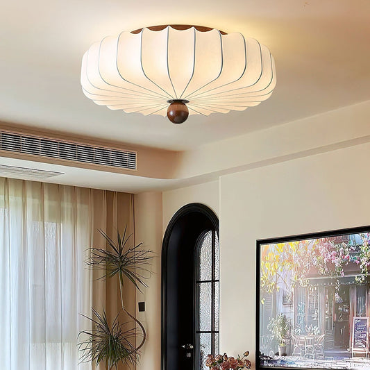 Ceiling light in bedroom setting — soft ambient glow | Casa Norex