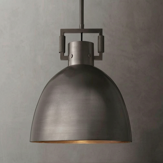 Machinist arch pendant light in dining room setting — industrial styling | Casa Norex