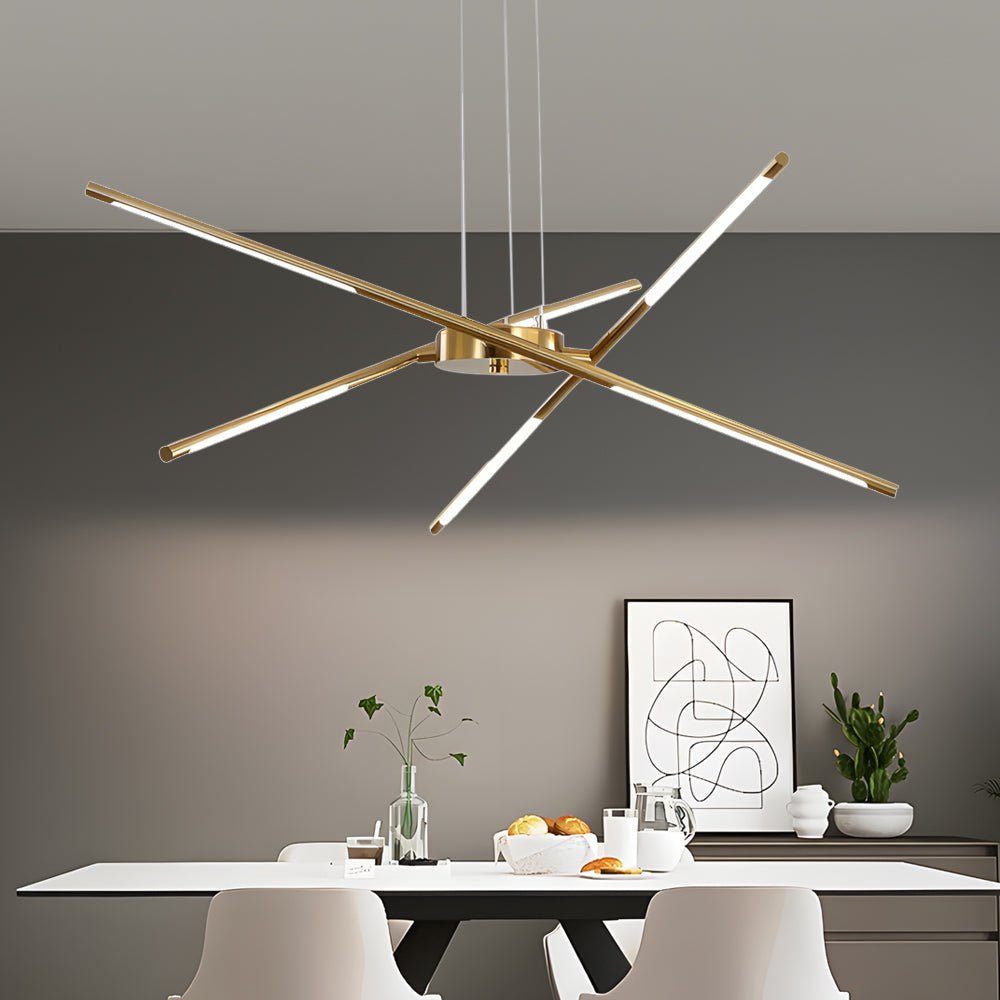 Chandelier in dining room setting — ambient glow | Casa Norex