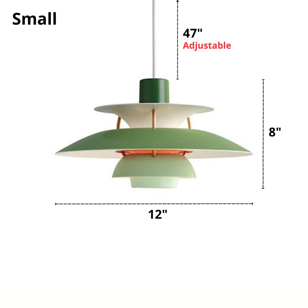 Colorful Layered Pendant Lights