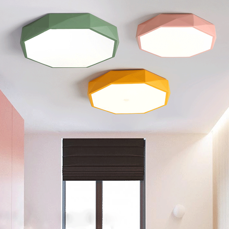 Flush Mount Ceiling Light in bedroom setting — 3 sizes 11.81"-19.69" | Casa Norex