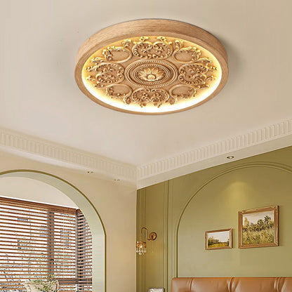 Flush Mount Ceiling Light finish option — White | Casa Norex
