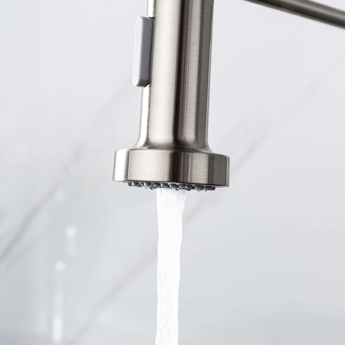 Halmstad - Single Hole Pre-Rinse Pull-Down Sprayer Spring Spout Kitchen Faucet