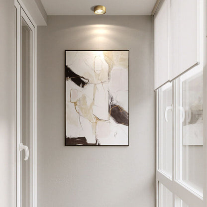 Flush Mount Ceiling Light scale reference view — copper-finished disc 2 | Casa Norex