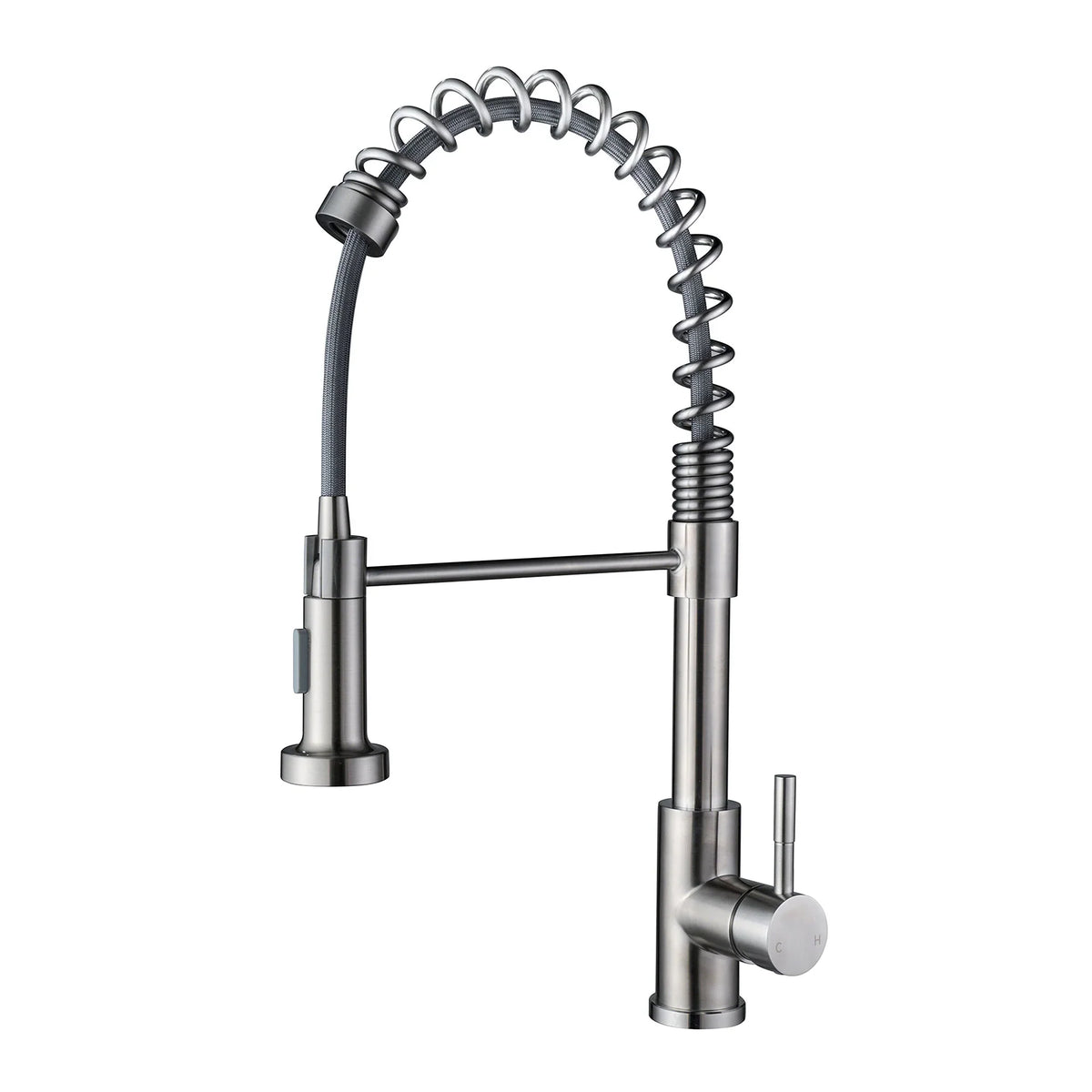 Halmstad - Single Hole Pre-Rinse Pull-Down Sprayer Spring Spout Kitchen Faucet