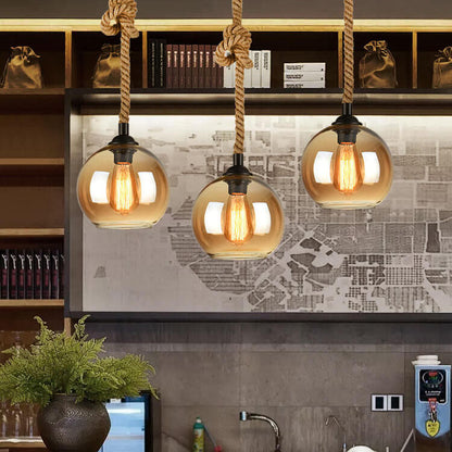 Vintage Rope Pendant Light
