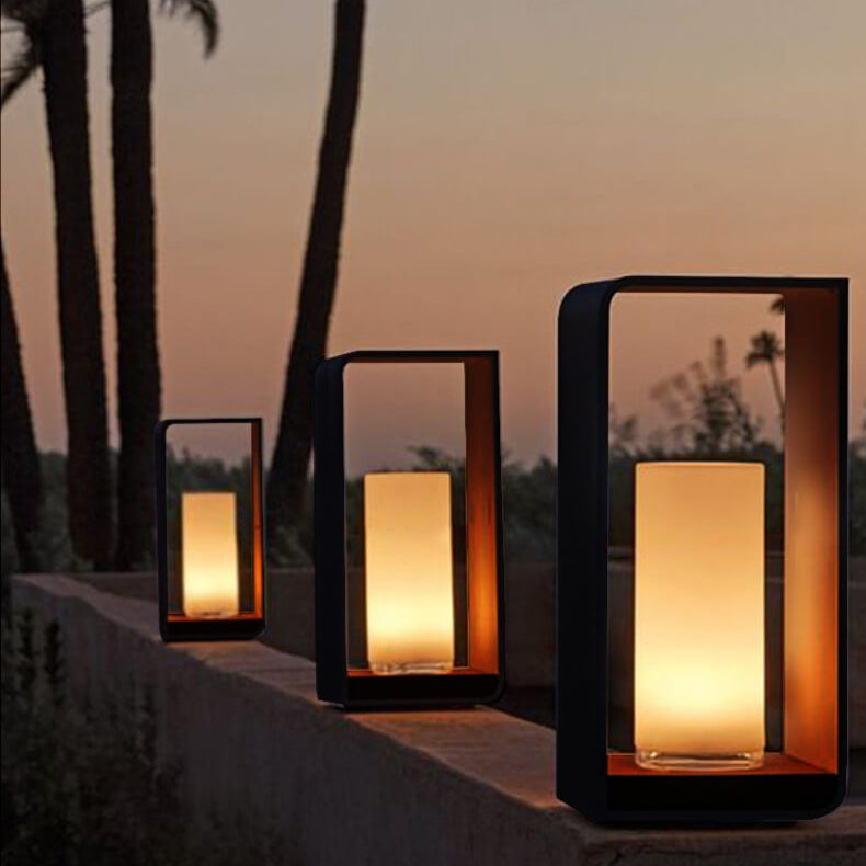 Landscape light small, medium and large size comparison — stainless steel | Casa Norex