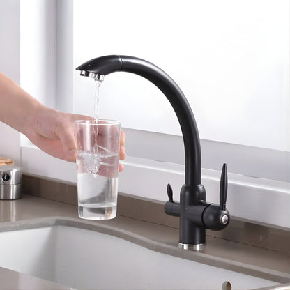 Stonewell 3-Way Kitchen Faucet — ceramic disc valve | Casa Norex