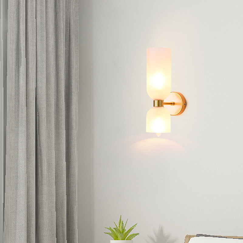 Wall sconce in frosted glass finish — alternate shade option | Casa Norex