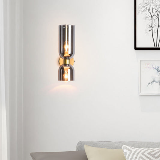 Wall sconce in hallway setting — modern dual-light accent | Casa Norex