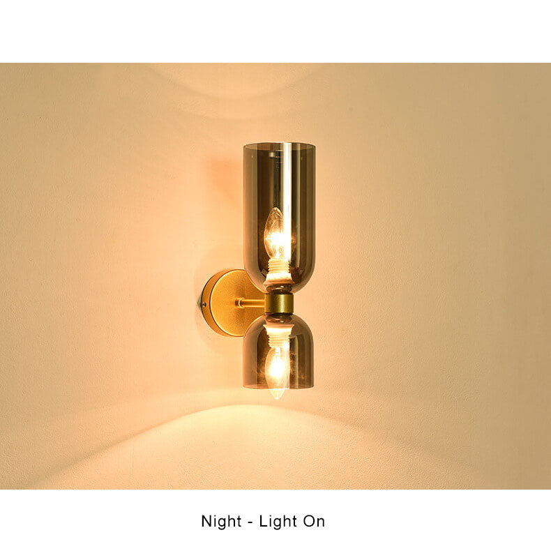 Wall sconce mounted beside bedside table — Casa Norex