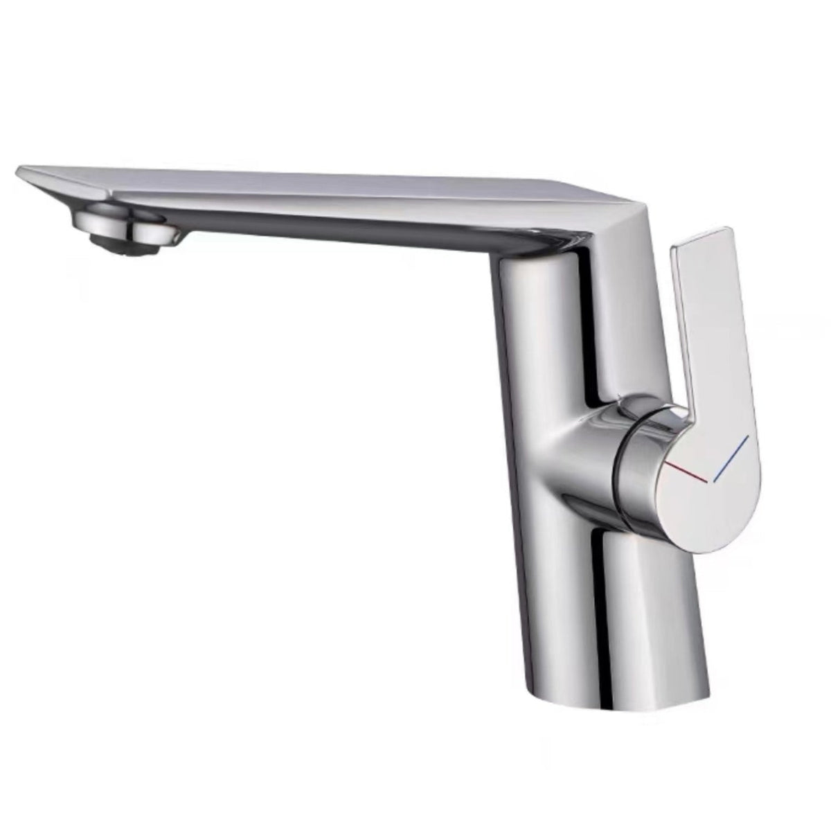 Purelane Bathroom Faucet full profile — Gray finish — Casa Norex
