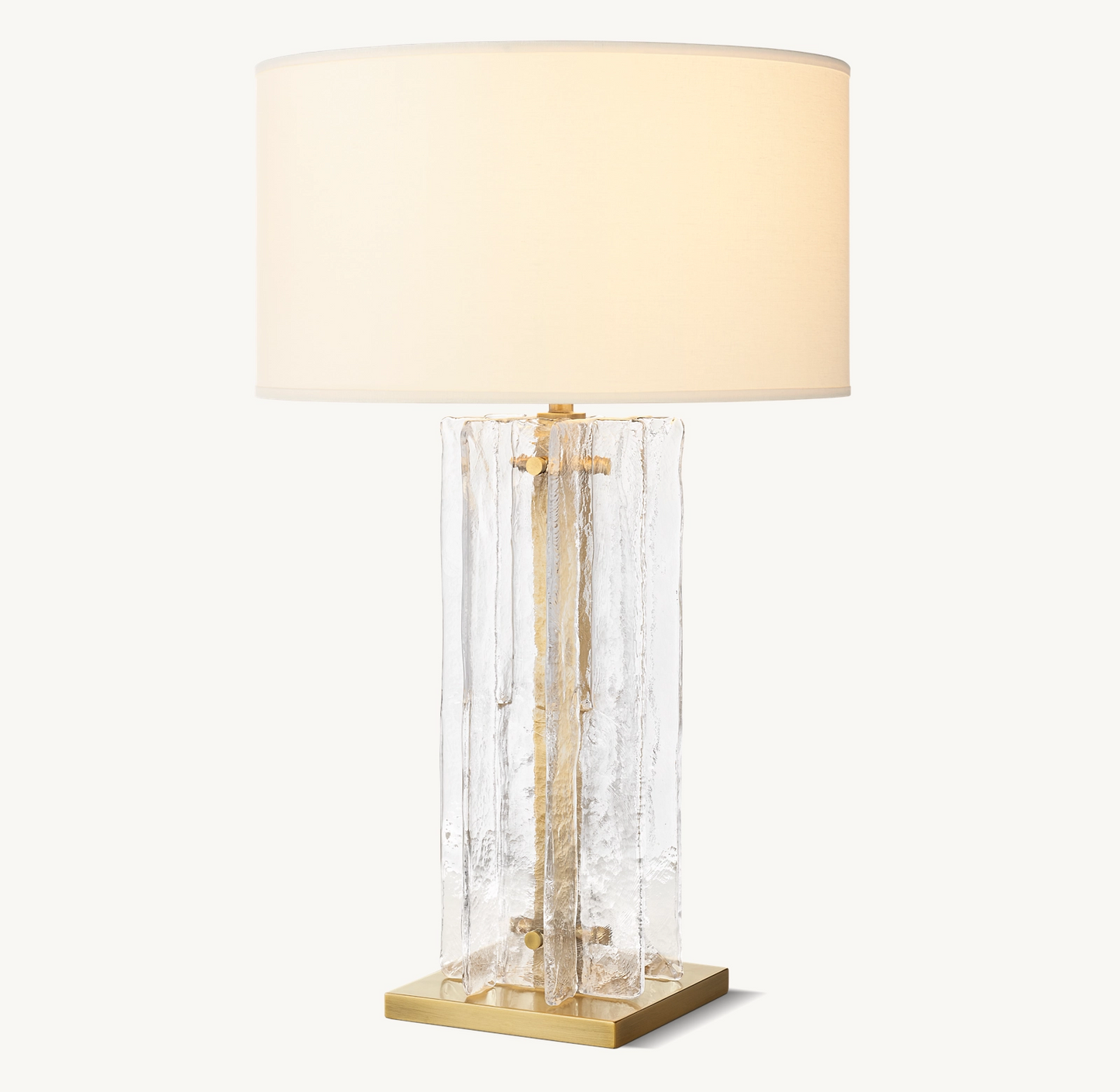 Lattice table lamp satin nickel finish — Casa Norex