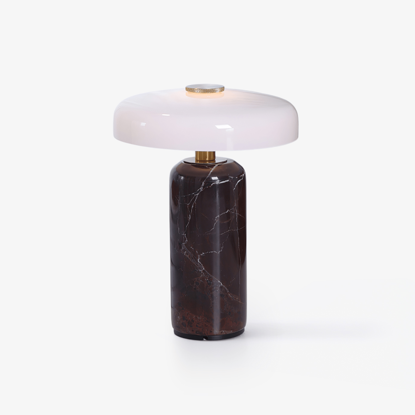 Marble table lamp color variants — black, white, dark red | Casa Norex