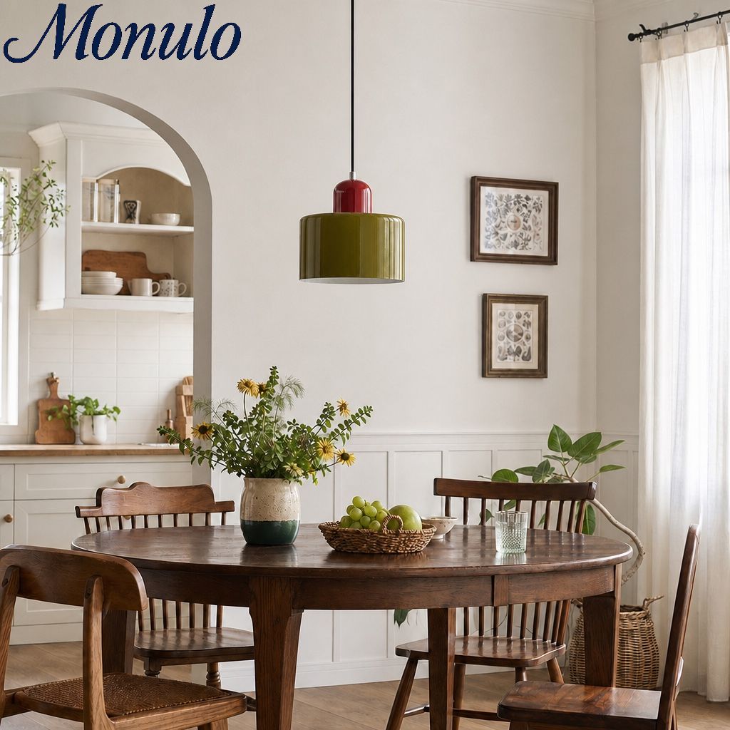Verdoma Modern Cylinder Glass Design Pendant Light for Kitchens and Dining Rooms