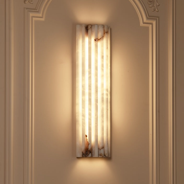 Alvia Alabaster Wall Light