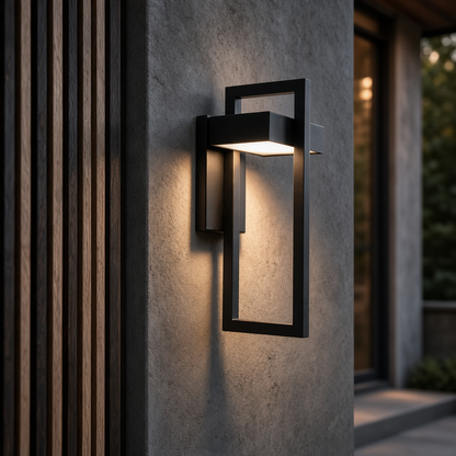Ridgeline Retro Outdoor Wall Sconce