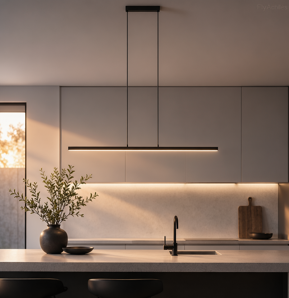 Linear Strip Pendant Light