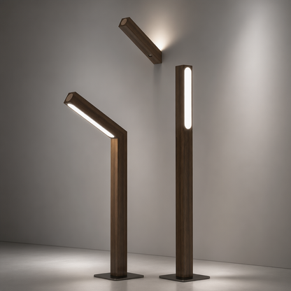 Wood Strip Table Lamp