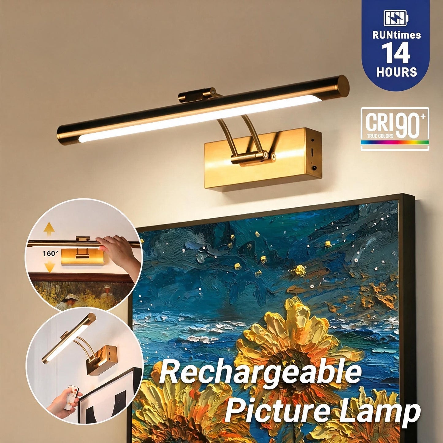 Rechargeable LED wall sconce backplate and wall-mount base | Casa Norex
