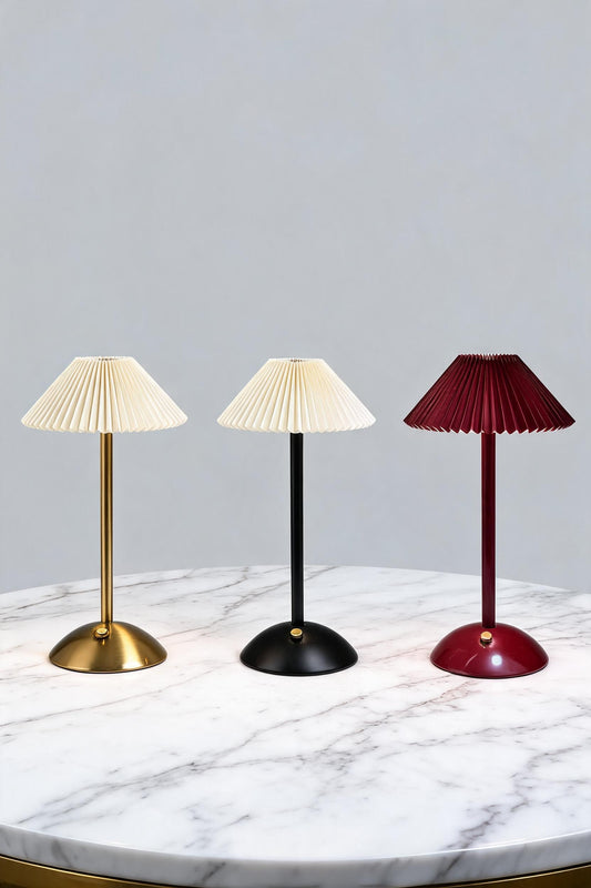 Table Lamp in bedroom setting — USB rechargeable core | Casa Norex