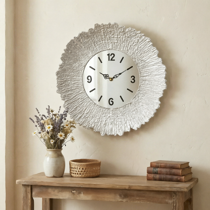 Minimalist Silver & Gold Clock