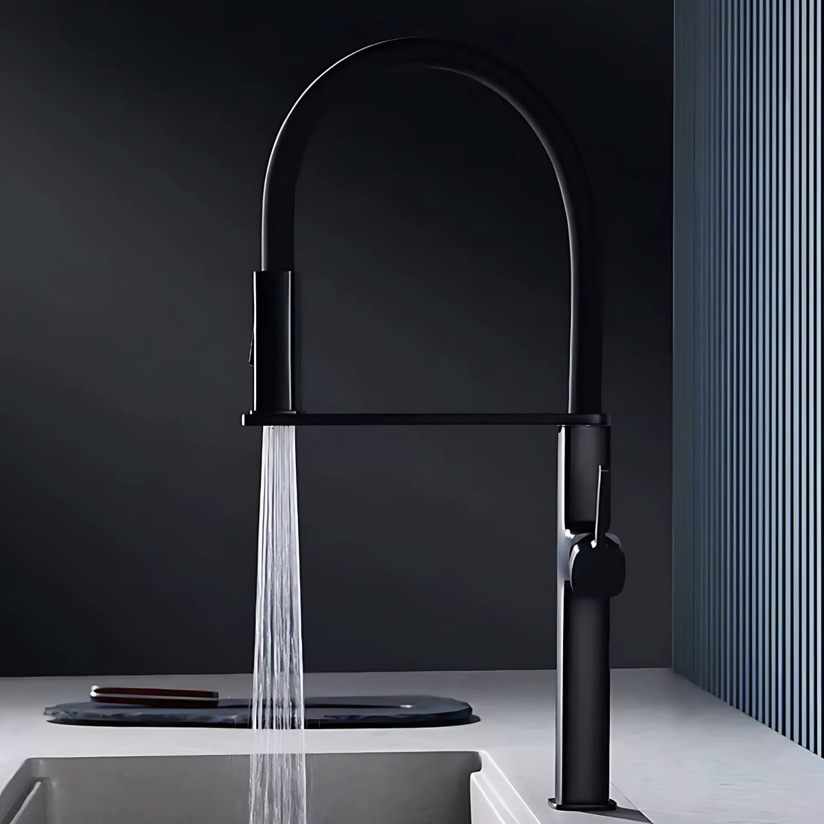 Sterling Luxury Pull-Down Kitchen Faucet — solid brass body | Casa Norex