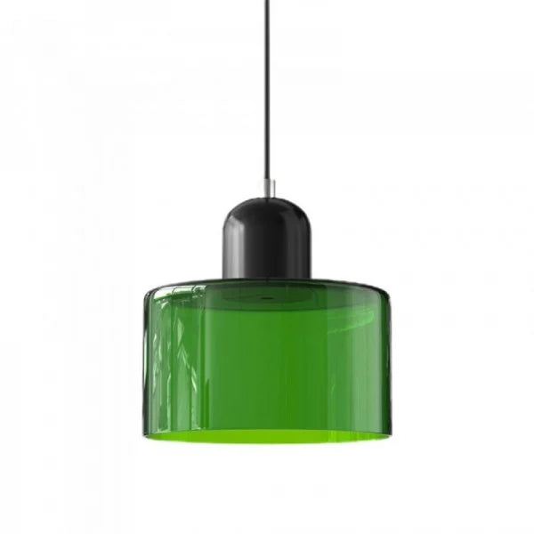 Nordic Morandi pendant angle view — dusty rose | Casa Norex