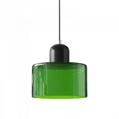 Nordic Morandi pendant angle view — dusty rose | Casa Norex