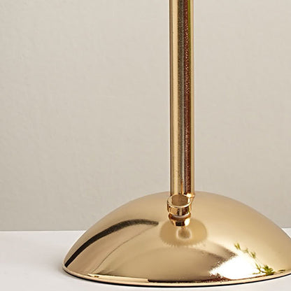 Table Lamp scale reference view — pleated fabric shade on iron base 2 | Casa Norex