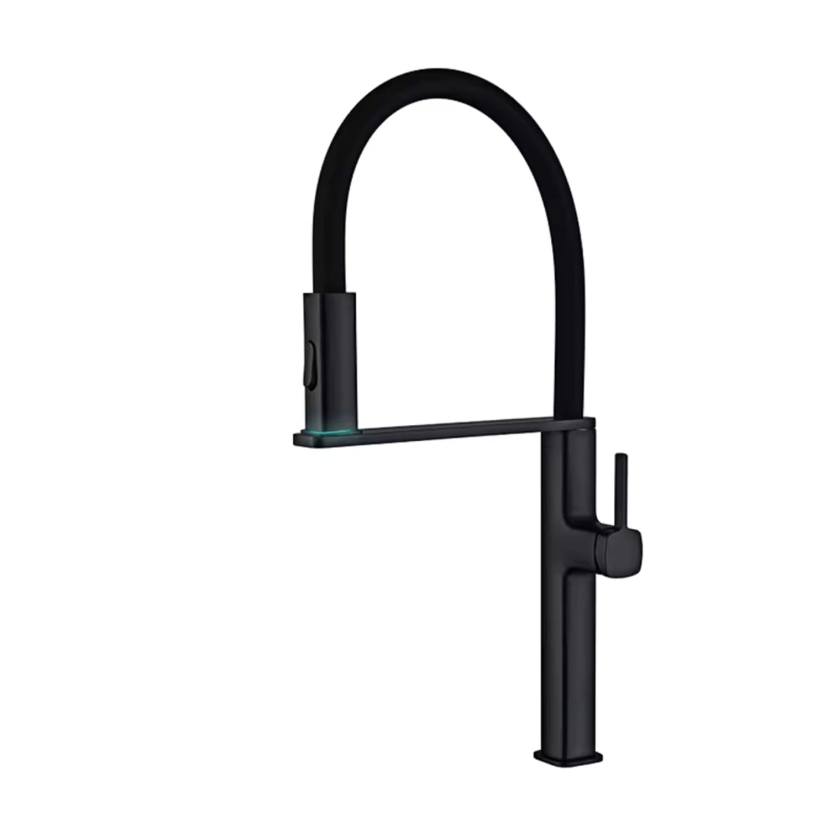 Sterling Luxury Pull-Down Kitchen Faucet — single-hole deck-mounted install, angled view | Casa Norex