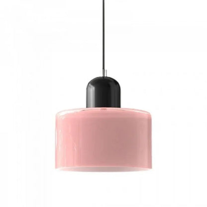 Muted-tone glass pendant fixture — Casa Norex