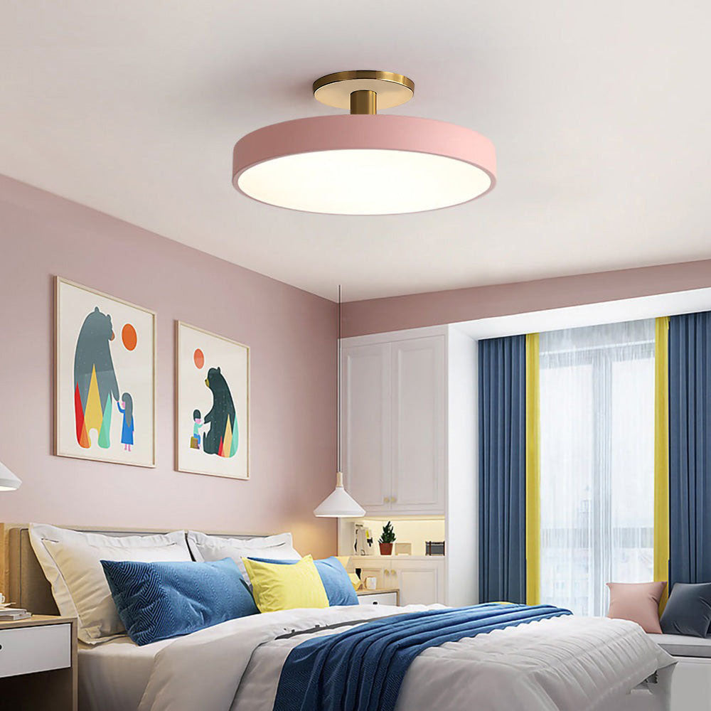 Semi-flush mount ceiling light extra large size — grey finish | Casa Norex