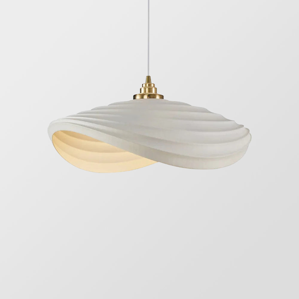 Unique pendant light blue color variant over kitchen island — Casa Norex