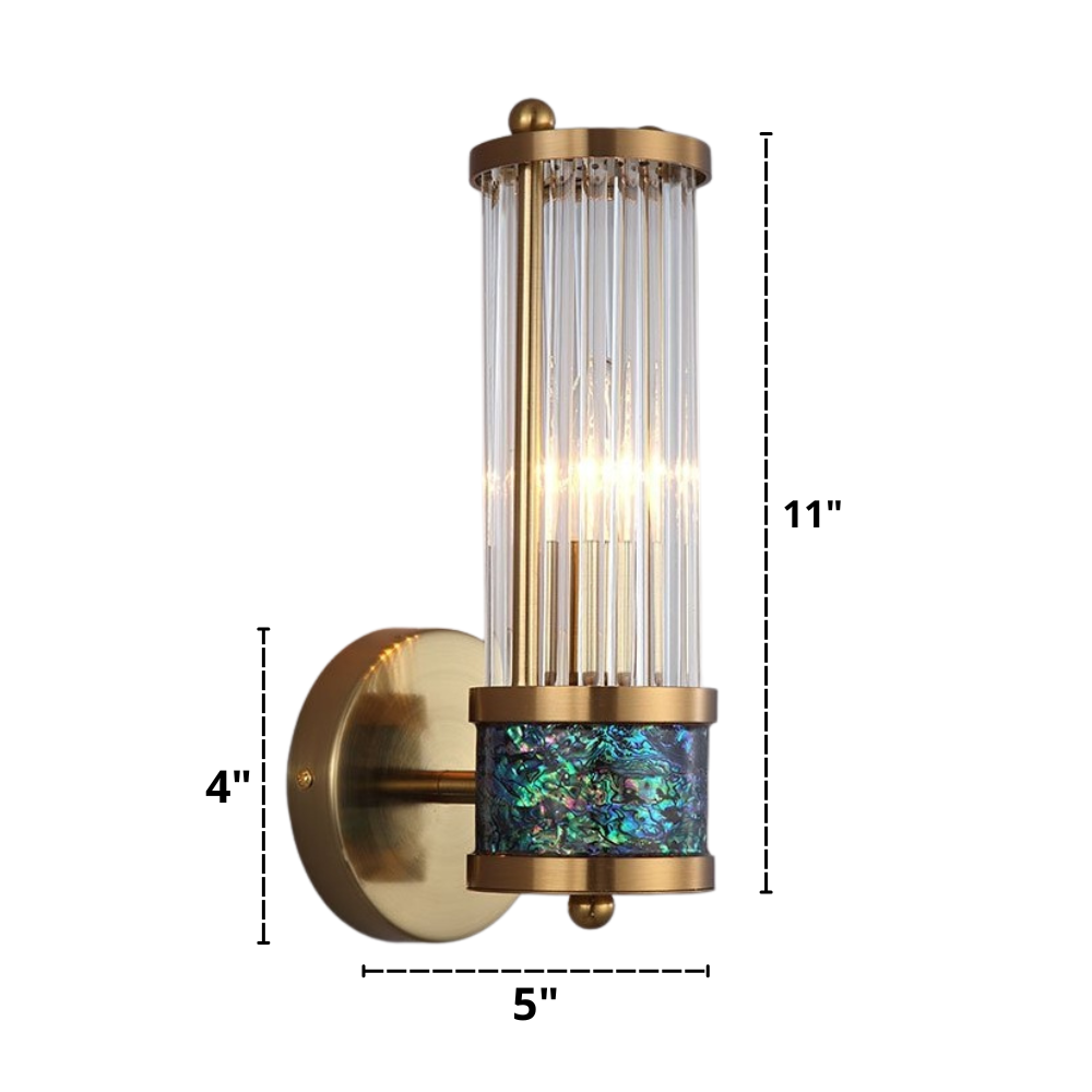 Glass Crystal Wall Sconce